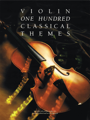 Book cover for 100 Classical Themes for Violin