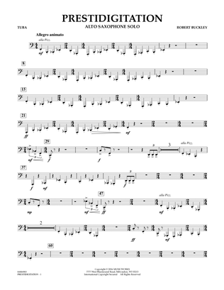 Prestidigitation (Alto Saxophone Solo with Band) - Tuba