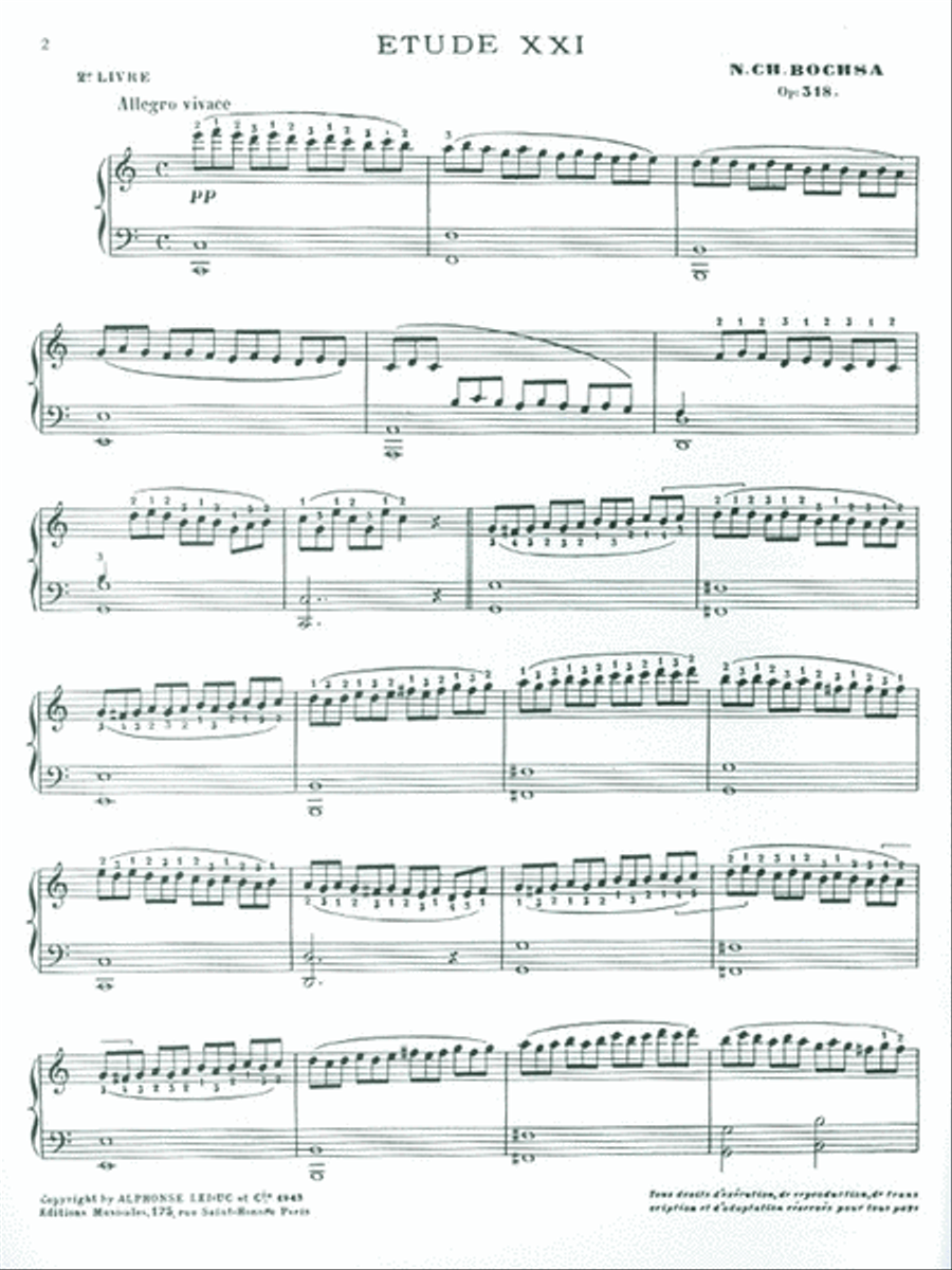 Celebrated Studies for Harp - 40 Easy Studies Vol. 2 Harp scores gallery preview page 2