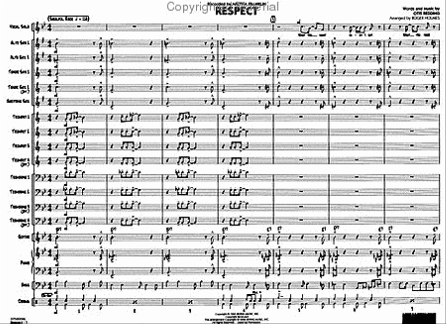 Respect Jazz Ensemble scores gallery preview page 2