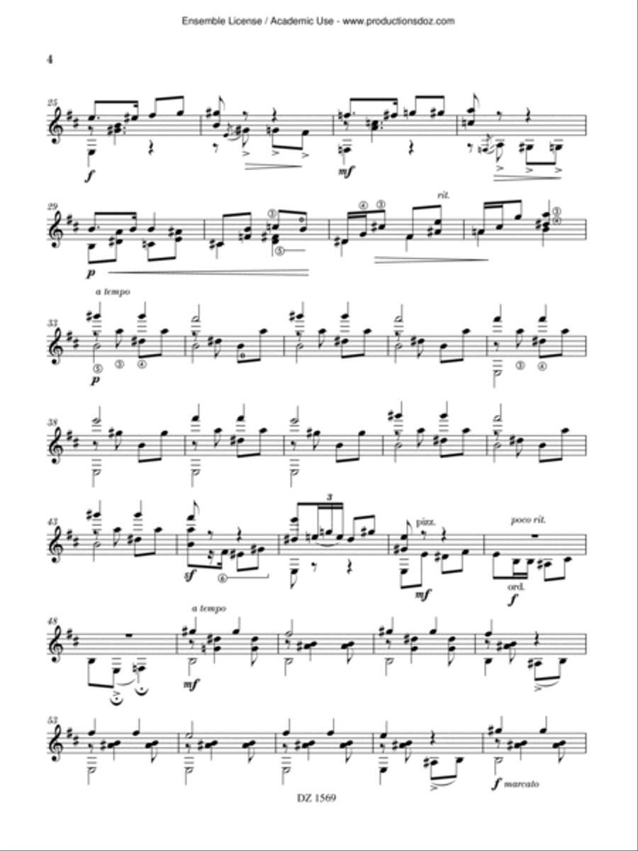 Rondo Rondo Classical Guitar scores gallery preview page 4