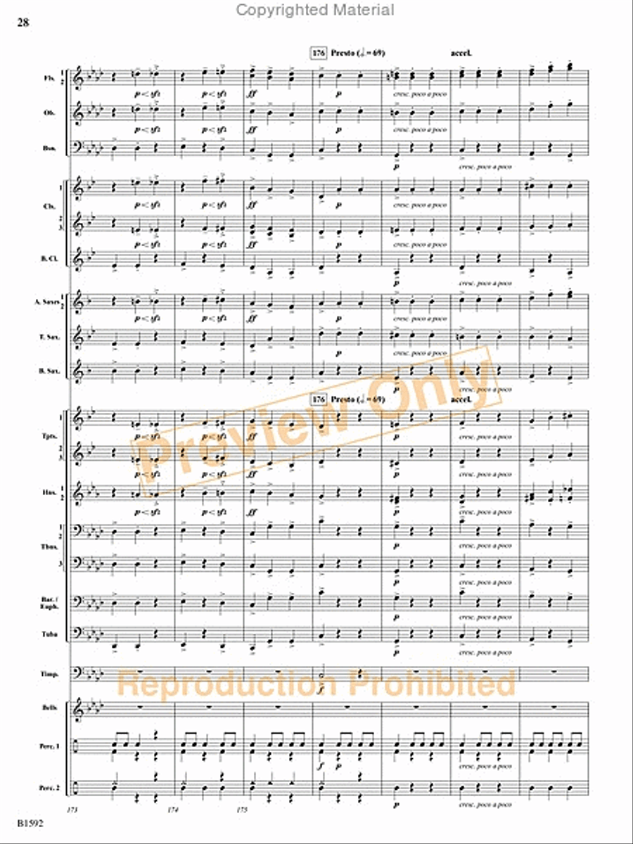 Dance of the Trolls Concert Band scores gallery preview page 29
