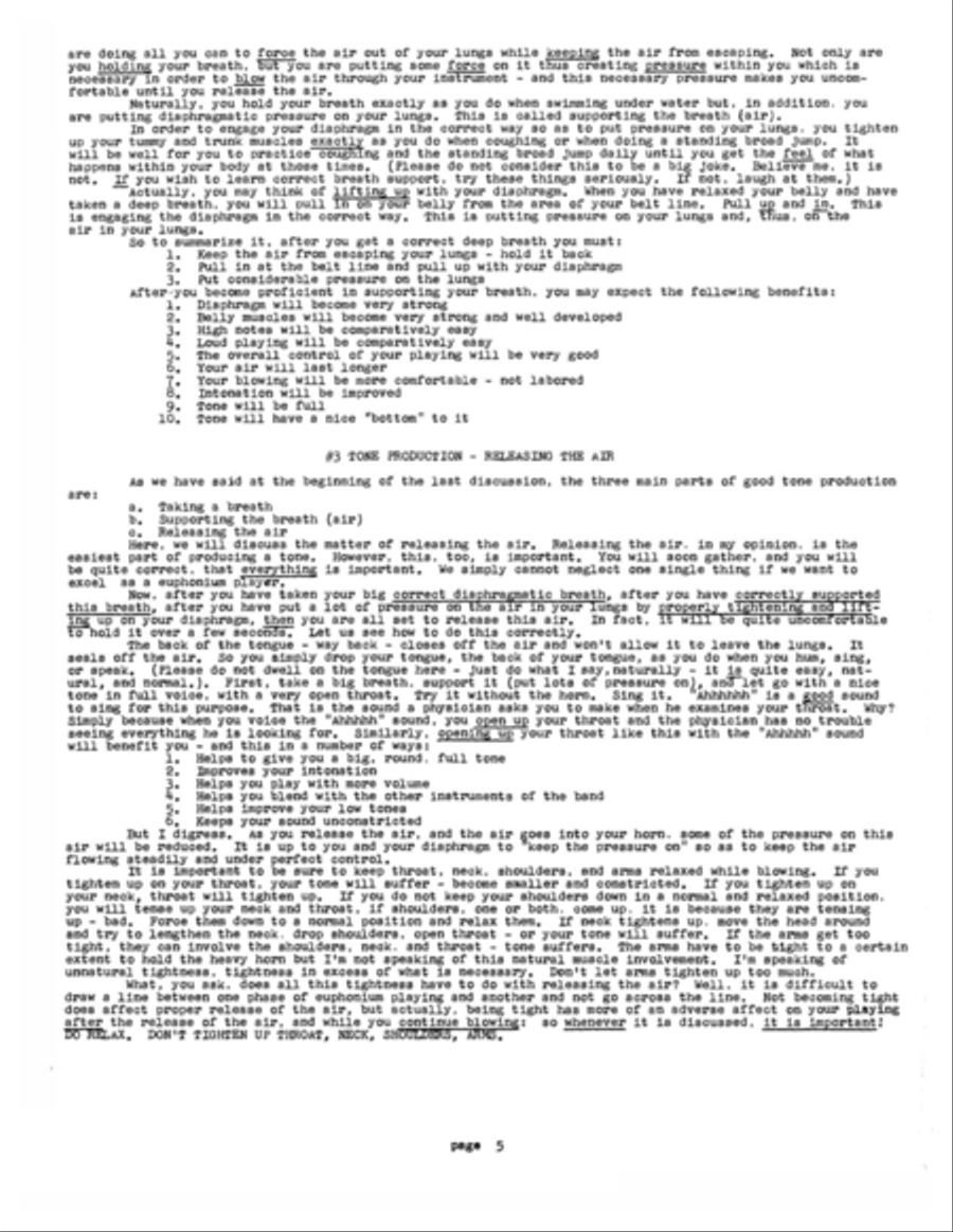 Volume I- The Art of the Euphonium Euphonium scores gallery preview page 6