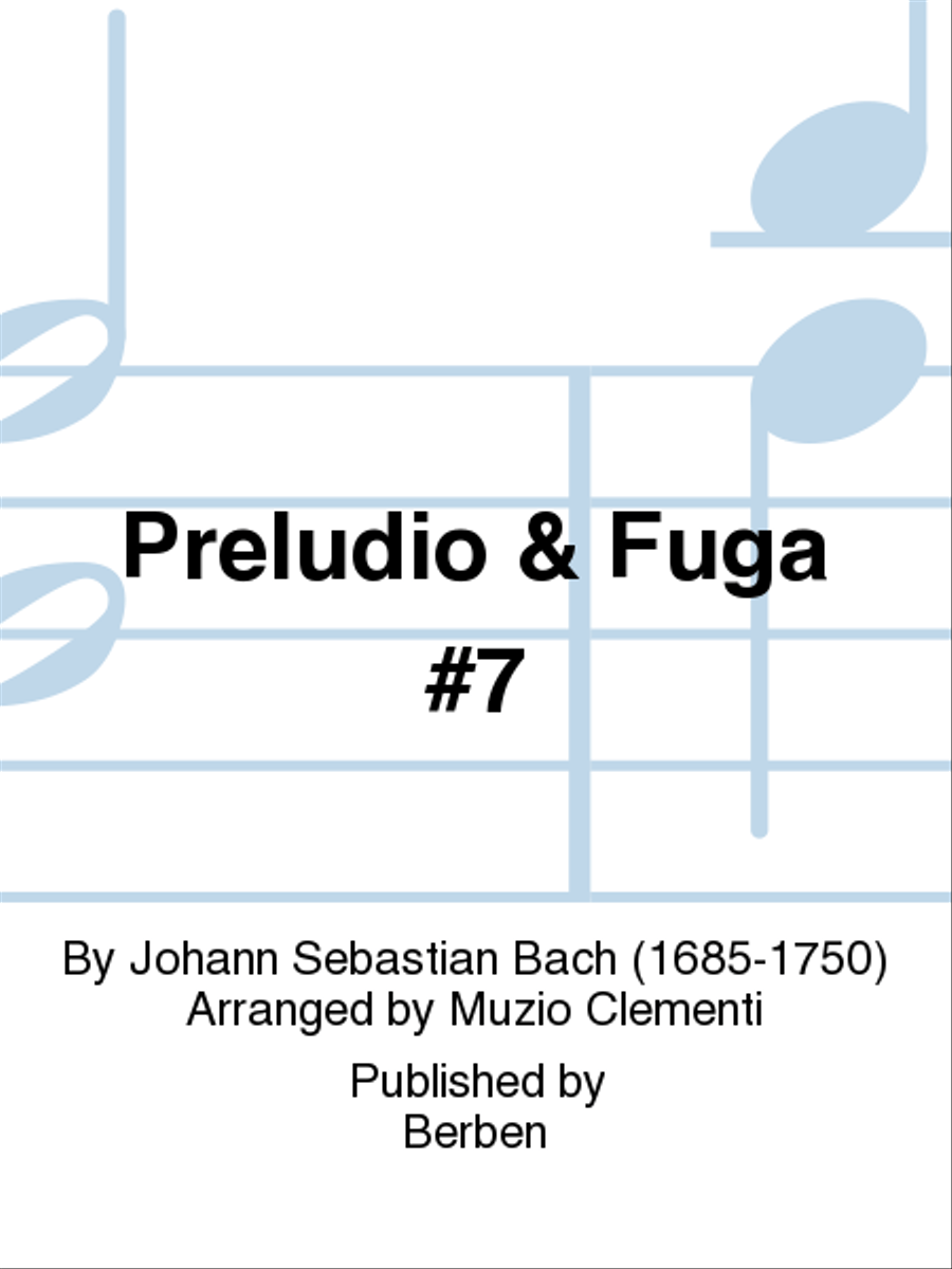 Preludio & Fuga No. 7 School and Community scores gallery preview page 1