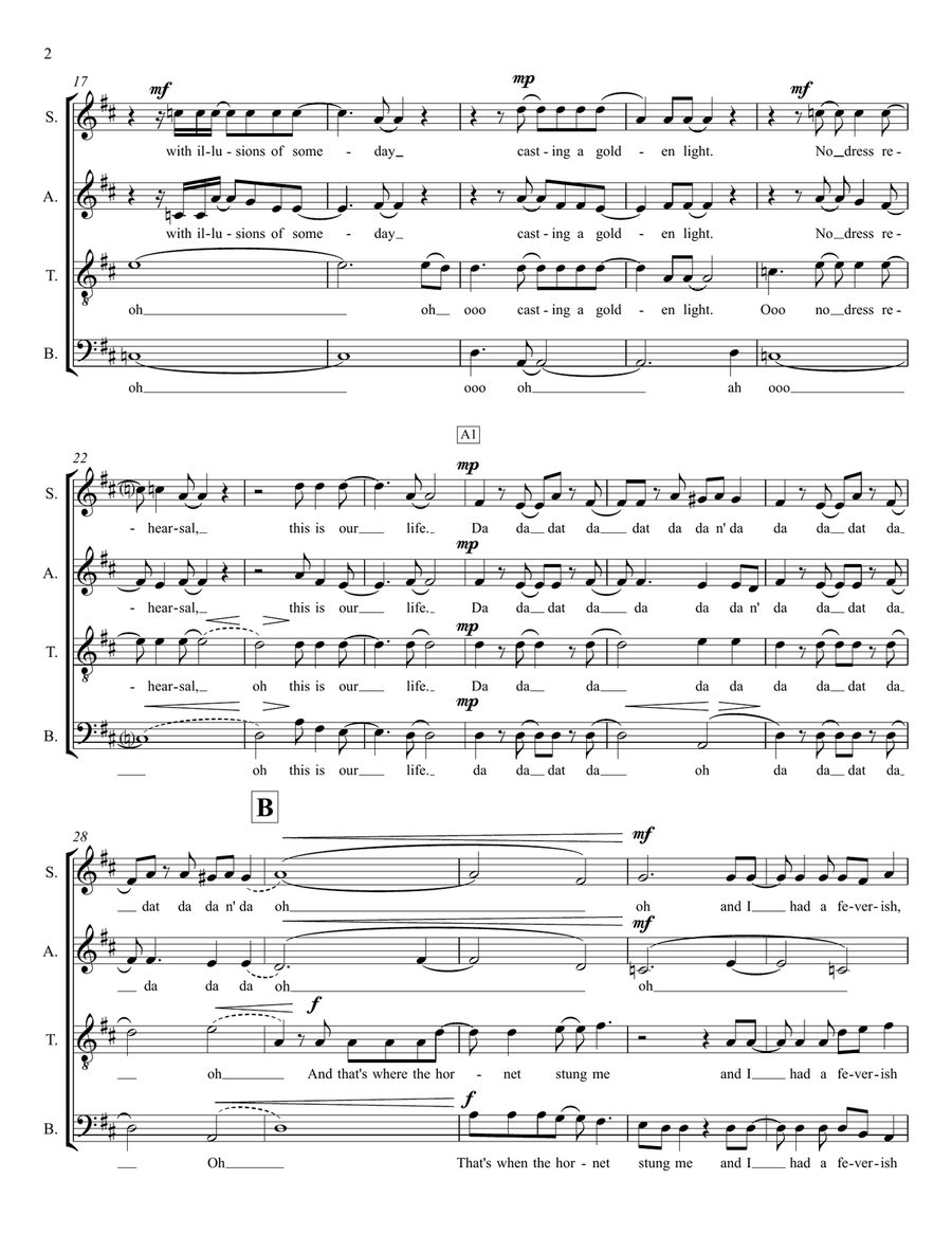 Ahead By A Century Ahead By A Century 4-Part scores gallery preview page 2