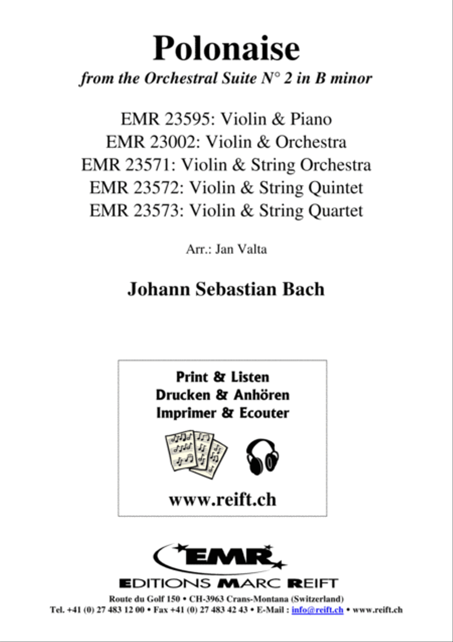 Polonaise Violin Solo scores gallery preview page 1