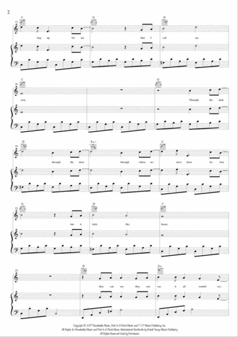A Million Dreams Voice scores gallery preview page 2