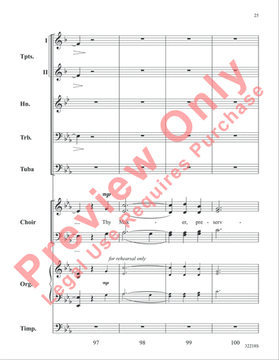 Awake, My Heart Choir scores gallery preview page 26