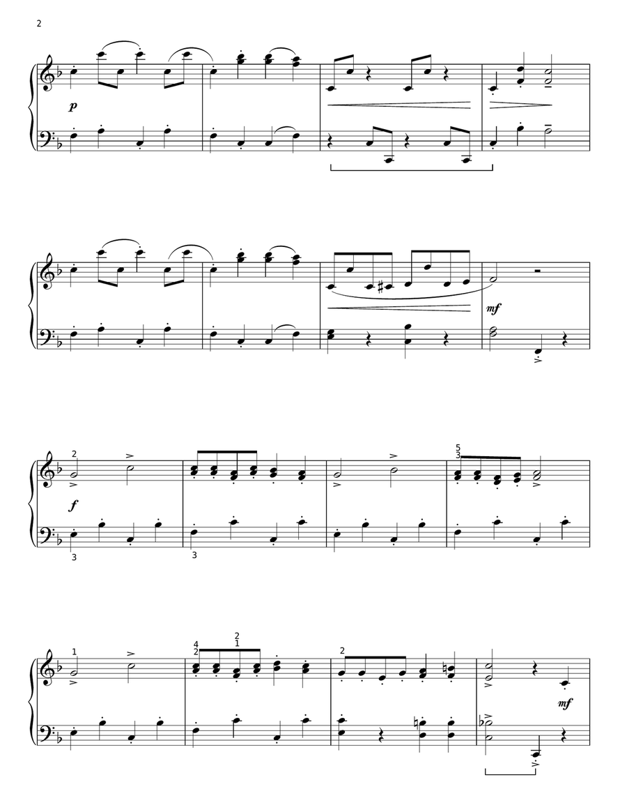 The Lonely Goatherd (from The Sound Of Music) (arr. Phillip Keveren) Piano Solo scores gallery preview page 2