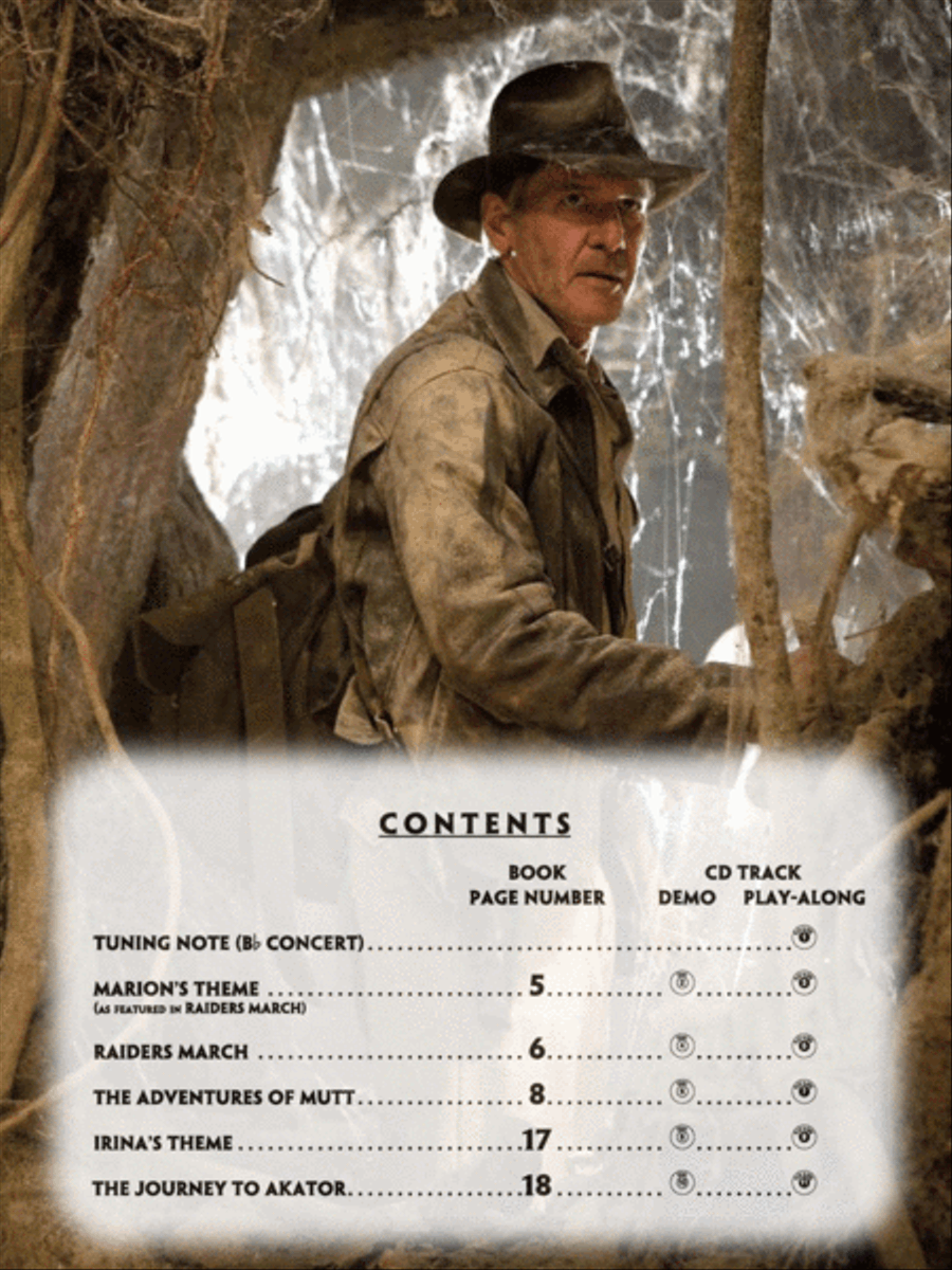 Indiana Jones and the Kingdom of the Crystal Skull Instrumental Solos Clarinet Solo scores gallery preview page 2