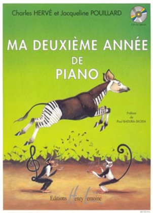 Book cover for Ma deuxieme annee de piano