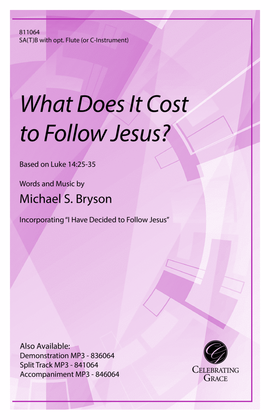 Book cover for What Does It Cost to Follow Jesus?