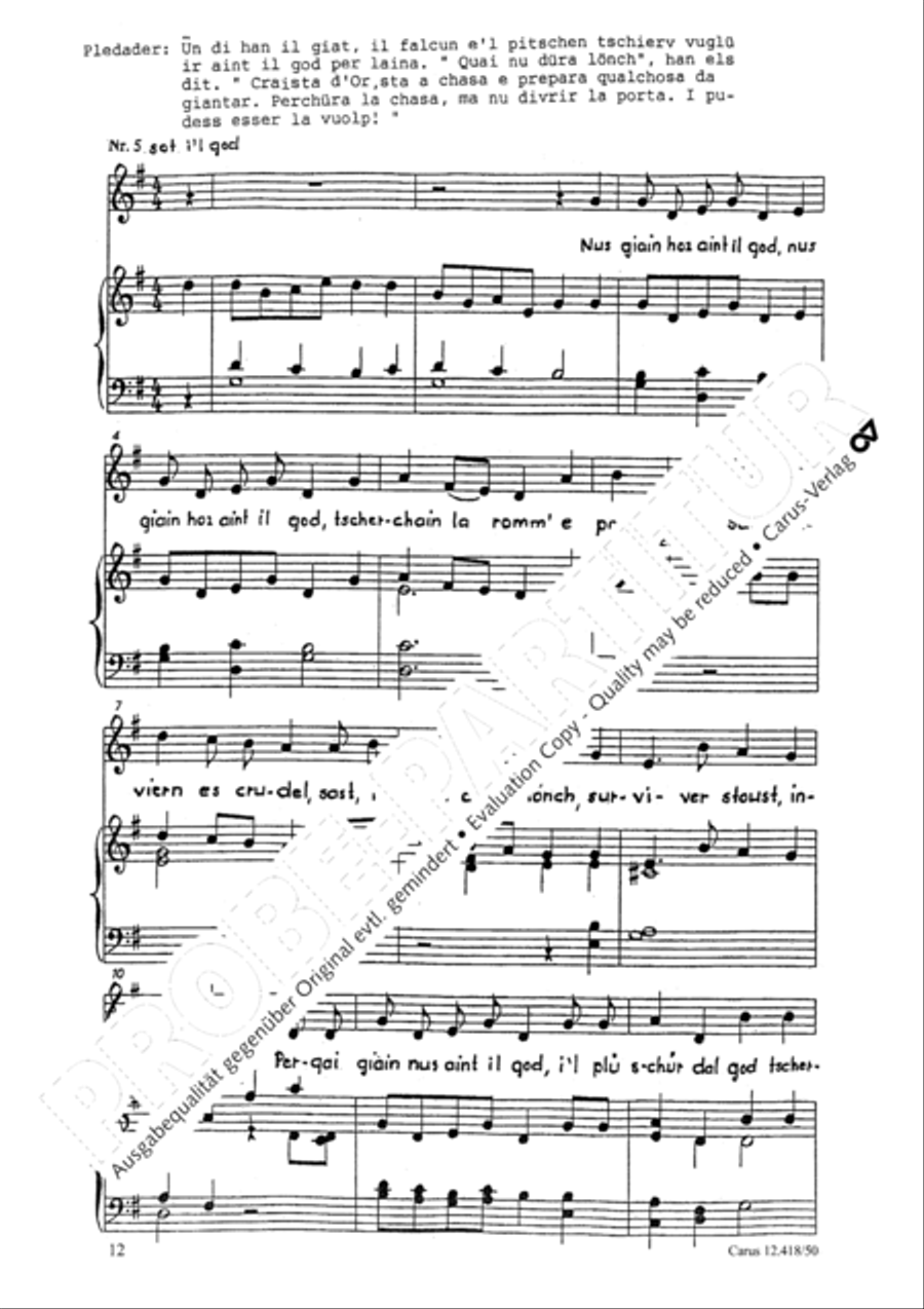 Dal gialet buondrius Voice Solo scores gallery preview page 13