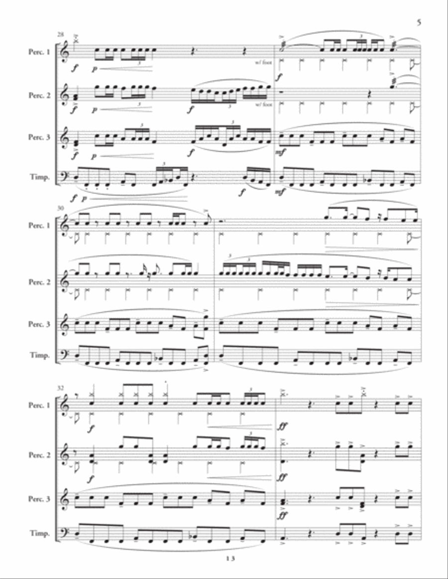 13 Percussion Ensemble scores gallery preview page 6