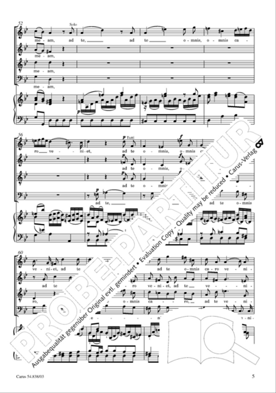 Requiem in B 4-Part scores gallery preview page 10