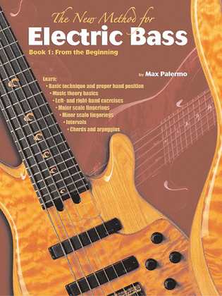 Book cover for The New Method for Electric Bass, Book 1