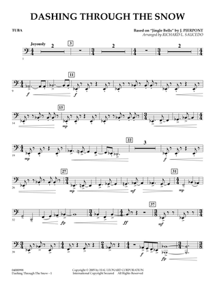 Dashing Through The Snow (based on "Jingle Bells") (arr. Richard L. Saucedo) - Tuba