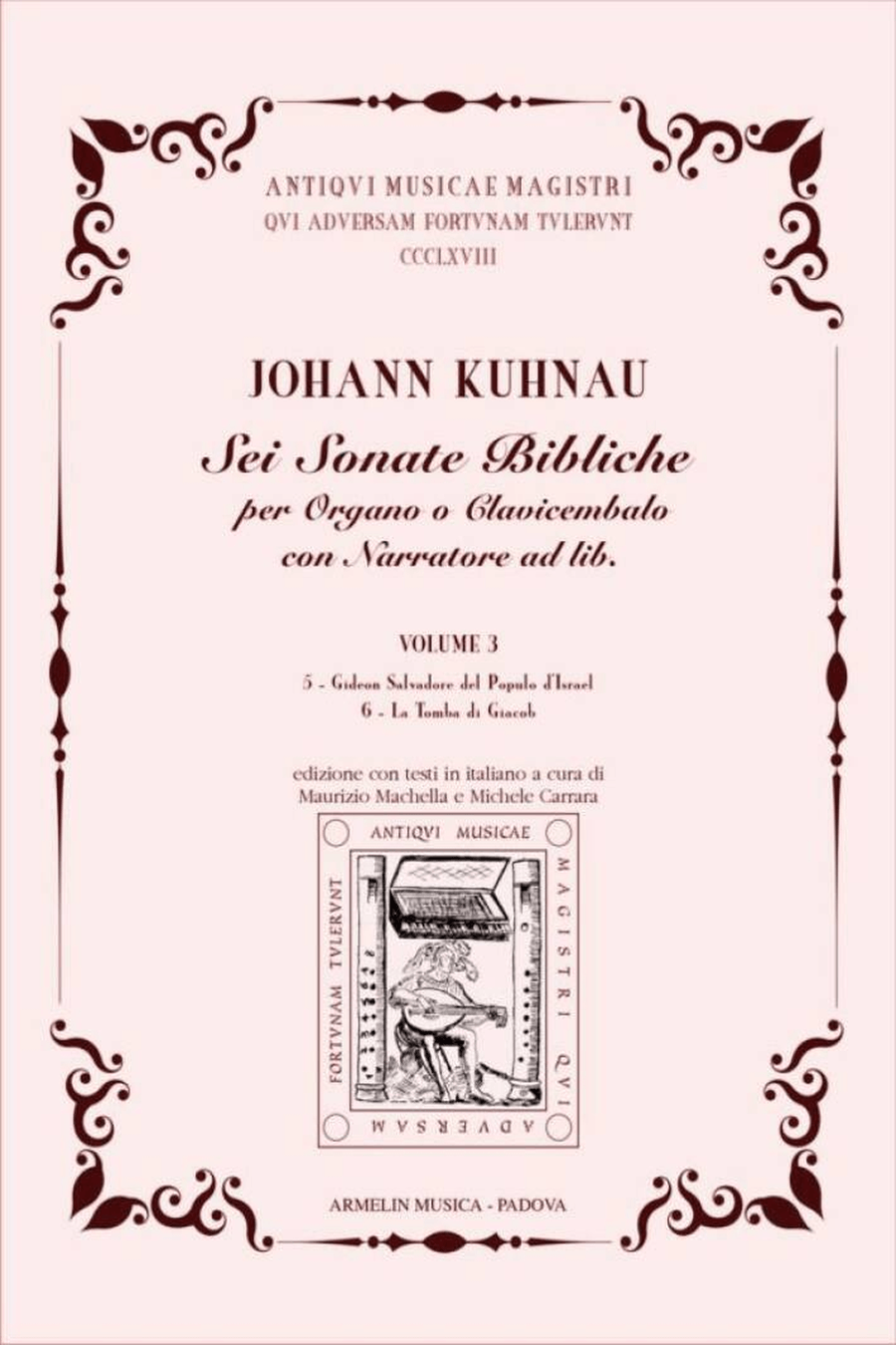Sei sonate bibliche, vol. 3 Organ scores gallery preview page 1