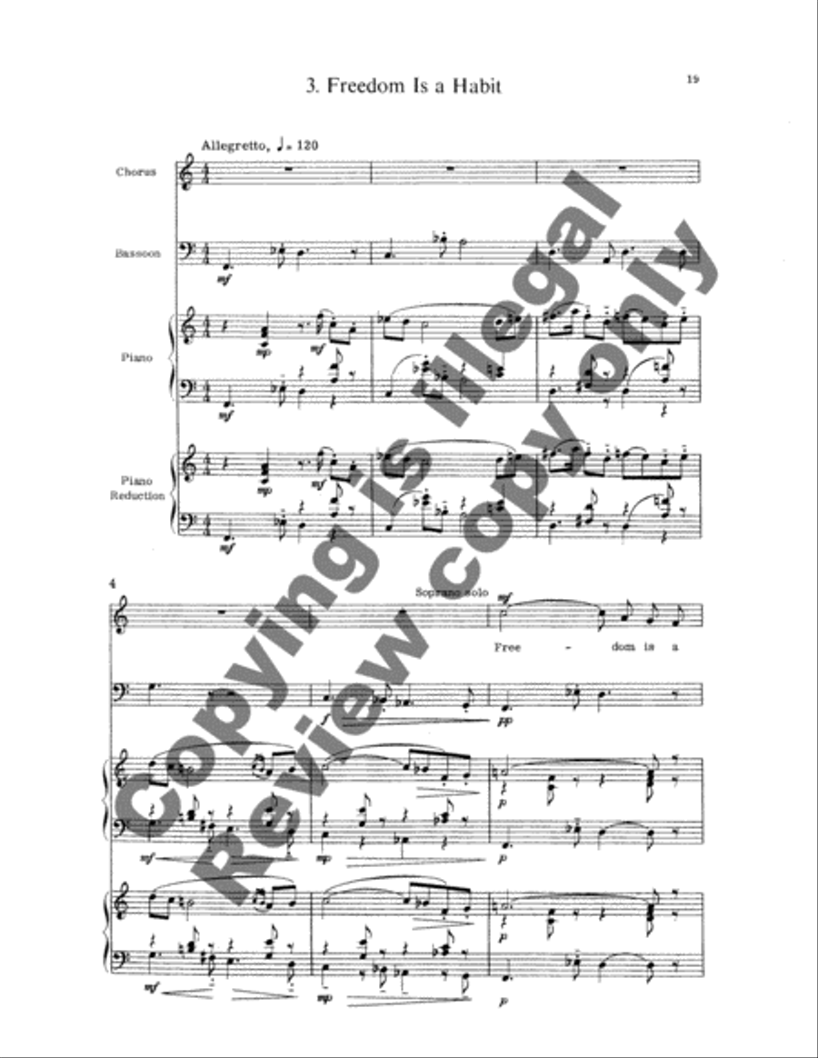 Three Songs From Sandburg Women's Choir scores gallery preview page 5