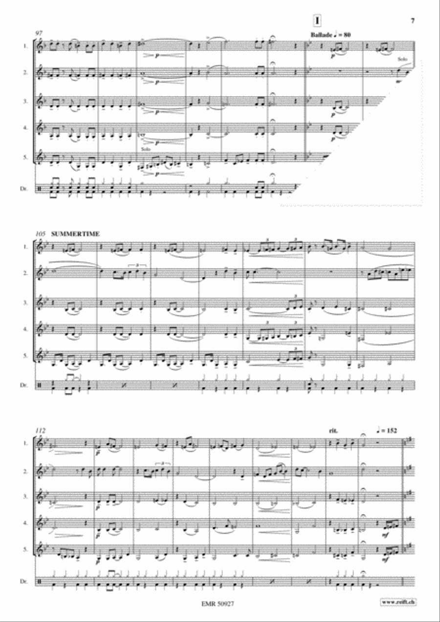 Wonderful Gershwin Cornet scores gallery preview page 6