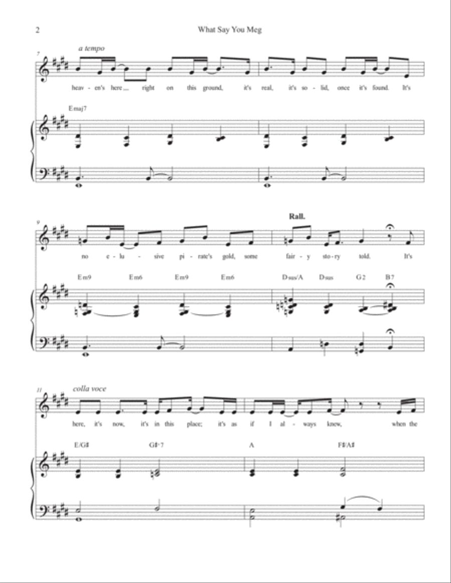 What Say You Meg? What Say You Meg? Voice scores gallery preview page 2