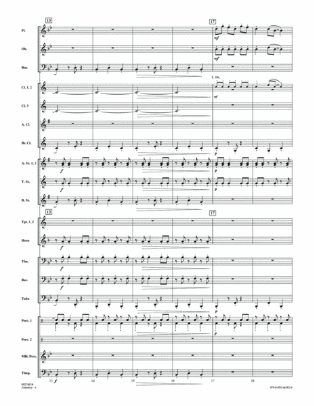 America (from West Side Story) (arr. Vinson) - Conductor Score (Full Score)