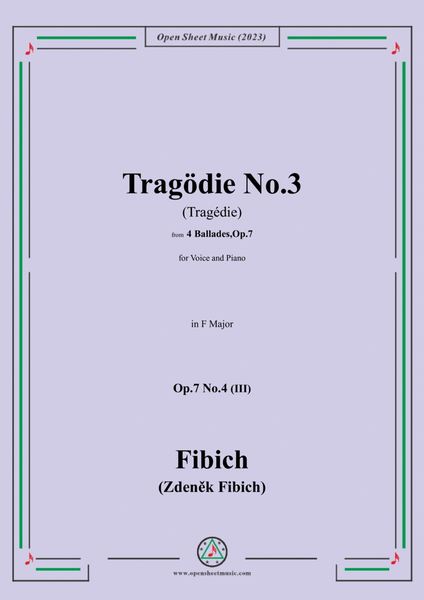 Fibich-Tragödie No.3,in F Major