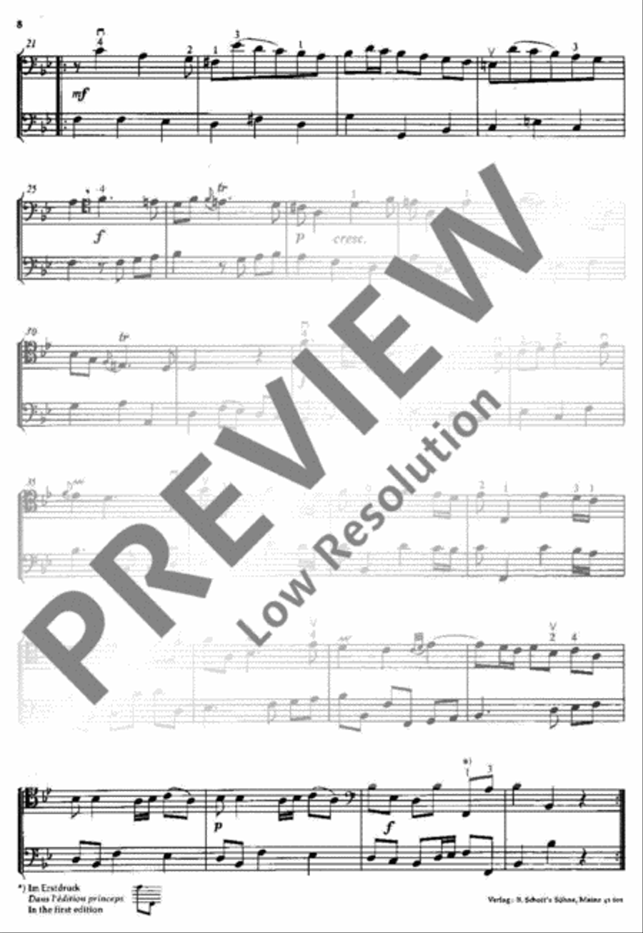 Sonata Cello Solo scores gallery preview page 19