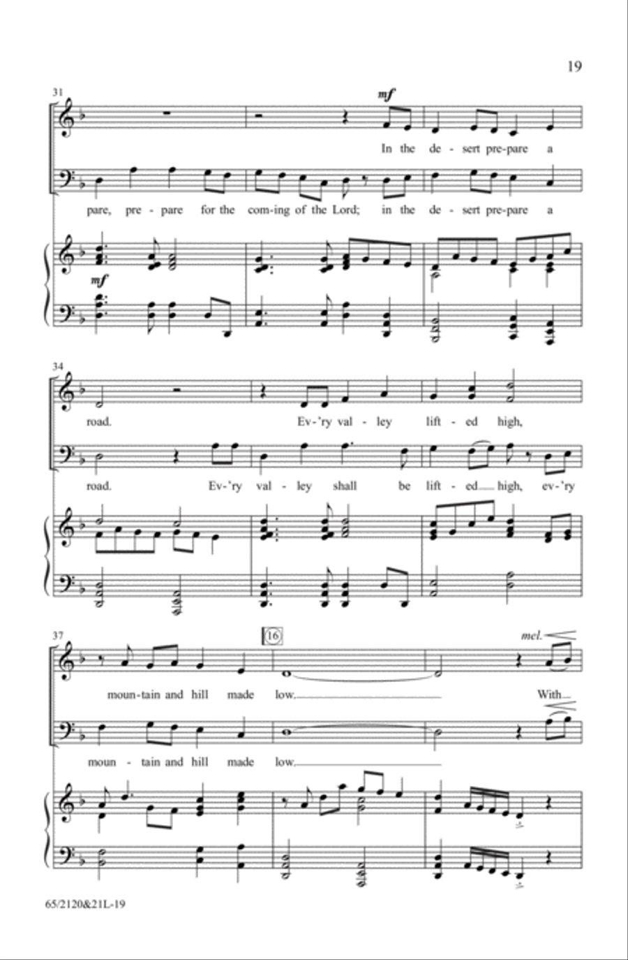 A New and Glorious Morn! 4-Part scores gallery preview page 19