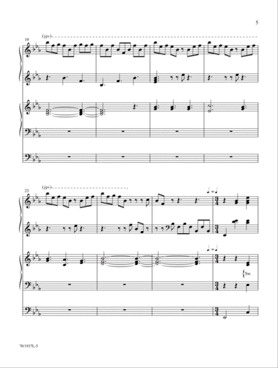 Festive Preludes for the Church Year Organ scores gallery preview page 5