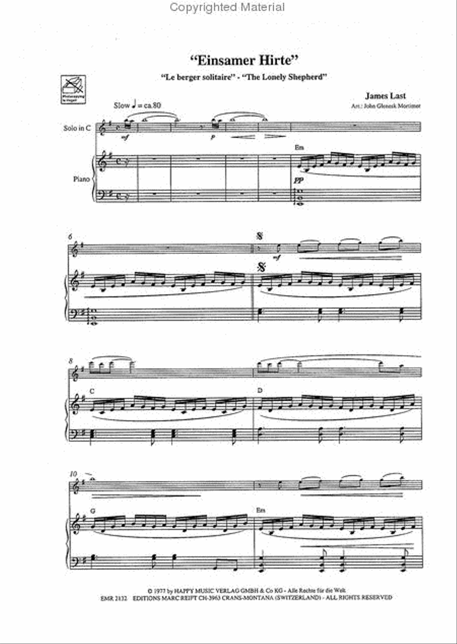 Einsamer Hirte Flute Solo scores gallery preview page 6