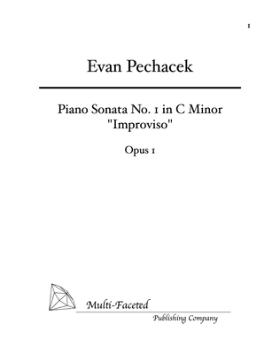 Piano Sonata No. 1 in C Minor, "Improviso", Opus 1