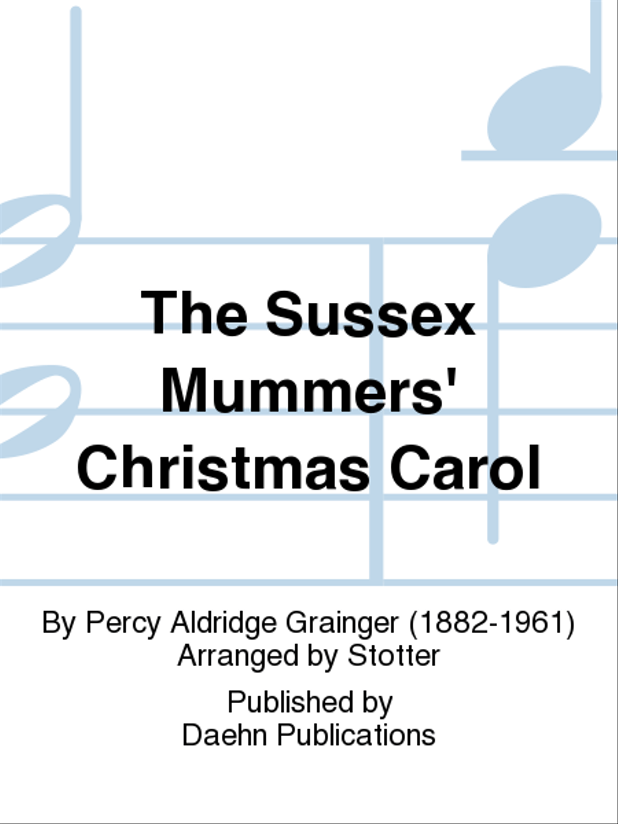 The Sussex Mummers' Christmas Carol Concert Band scores gallery preview page 1