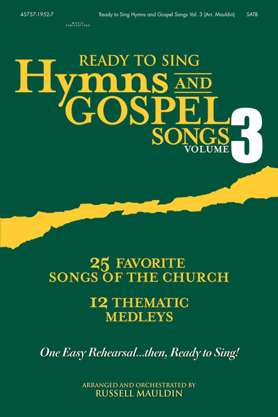 Ready To Sing Hymns and Gospel Songs V3 (CD Preview Pack) image number null