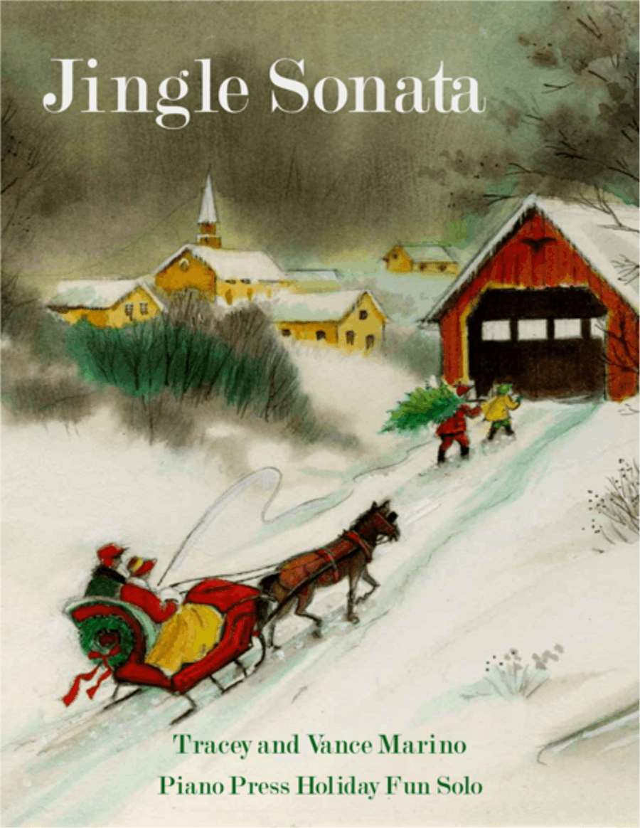 Jingle Sonata Piano Solo scores gallery preview page 1
