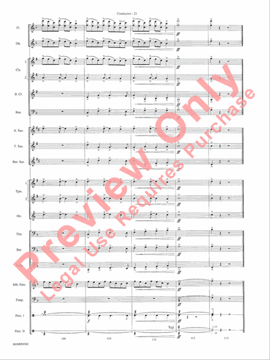 A Carol Celebration Concert Band scores gallery preview page 24