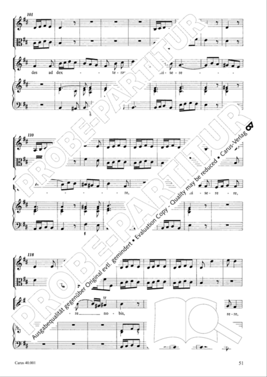 Gloria in D SSA scores gallery preview page 58