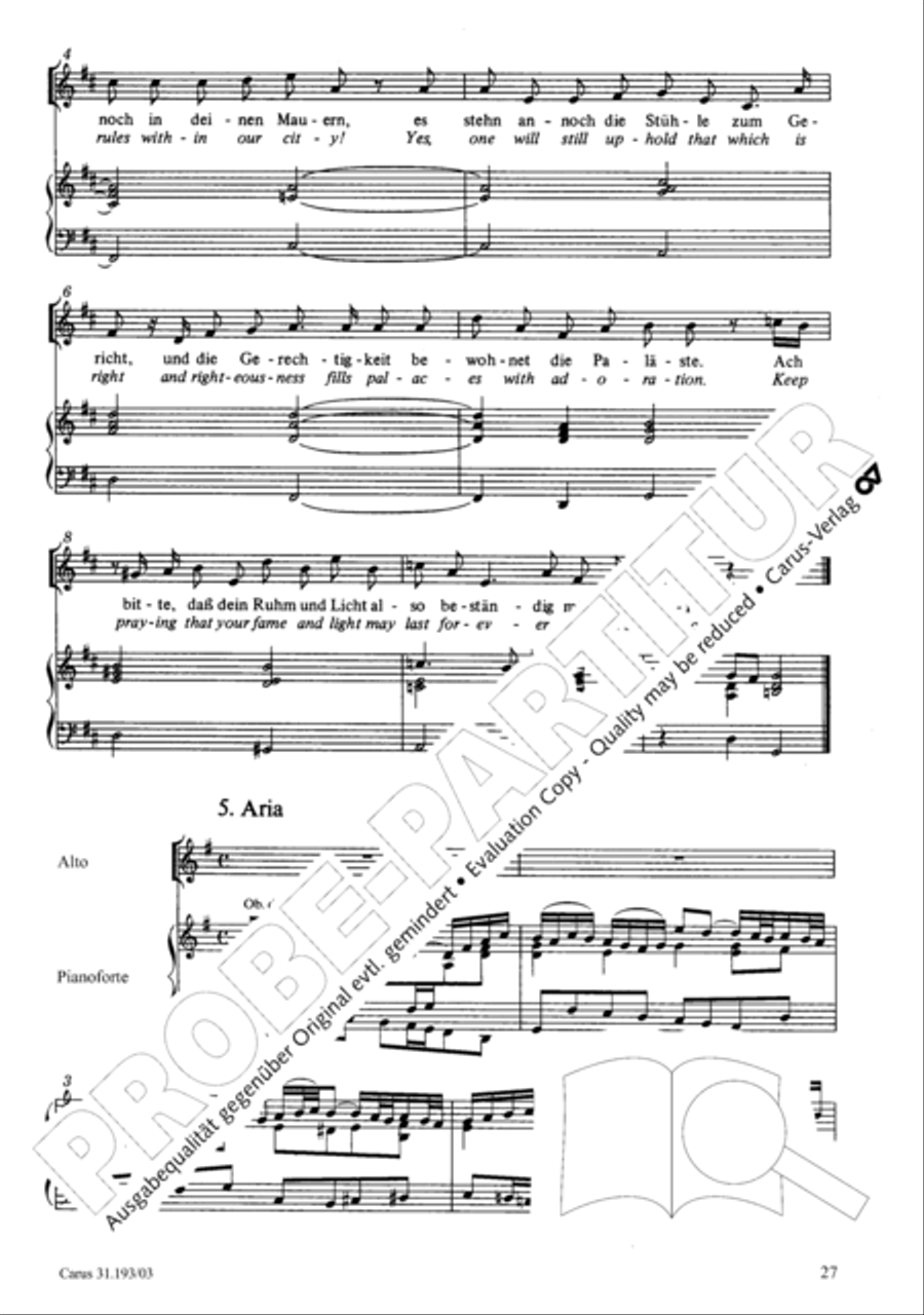 You portals of Zion (Ihr Tore zu Zion) SA scores gallery preview page 27
