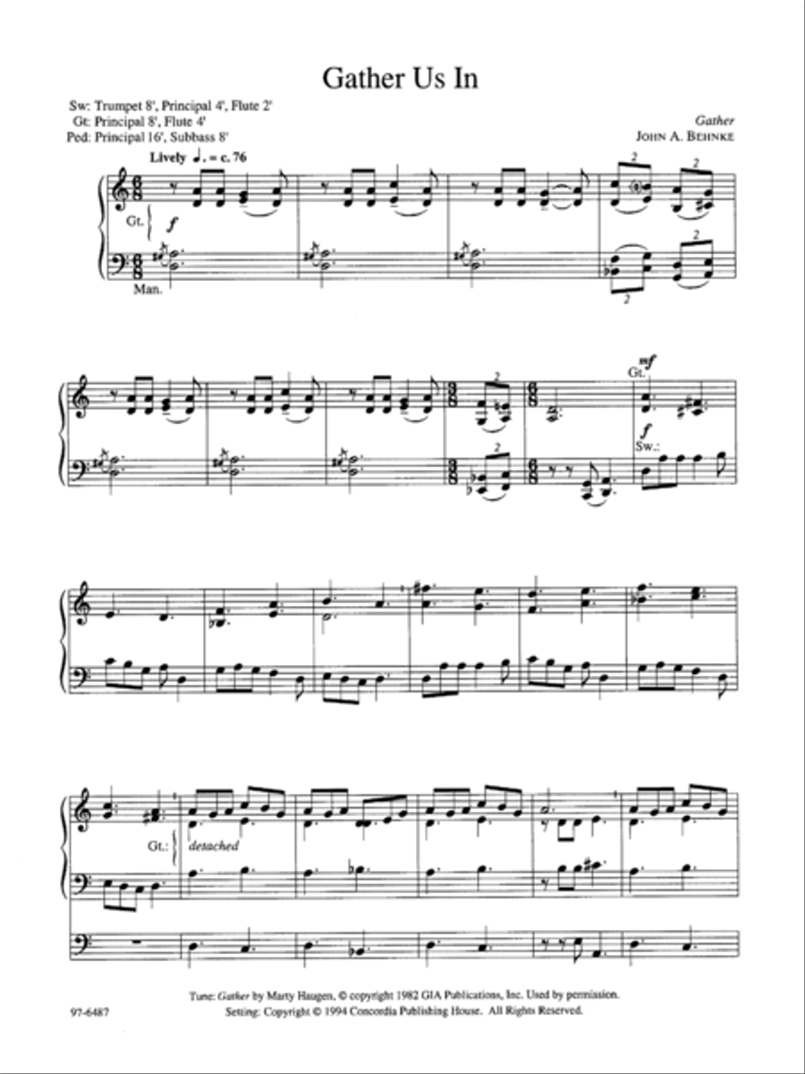 Laudate, Vol. 1 Organ scores gallery preview page 5