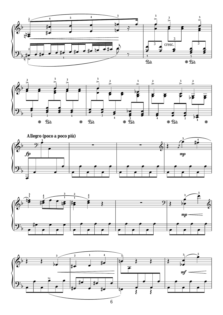 Danse Elegiaque (From Scaramouche, Op.71) Piano Solo scores gallery preview page 6