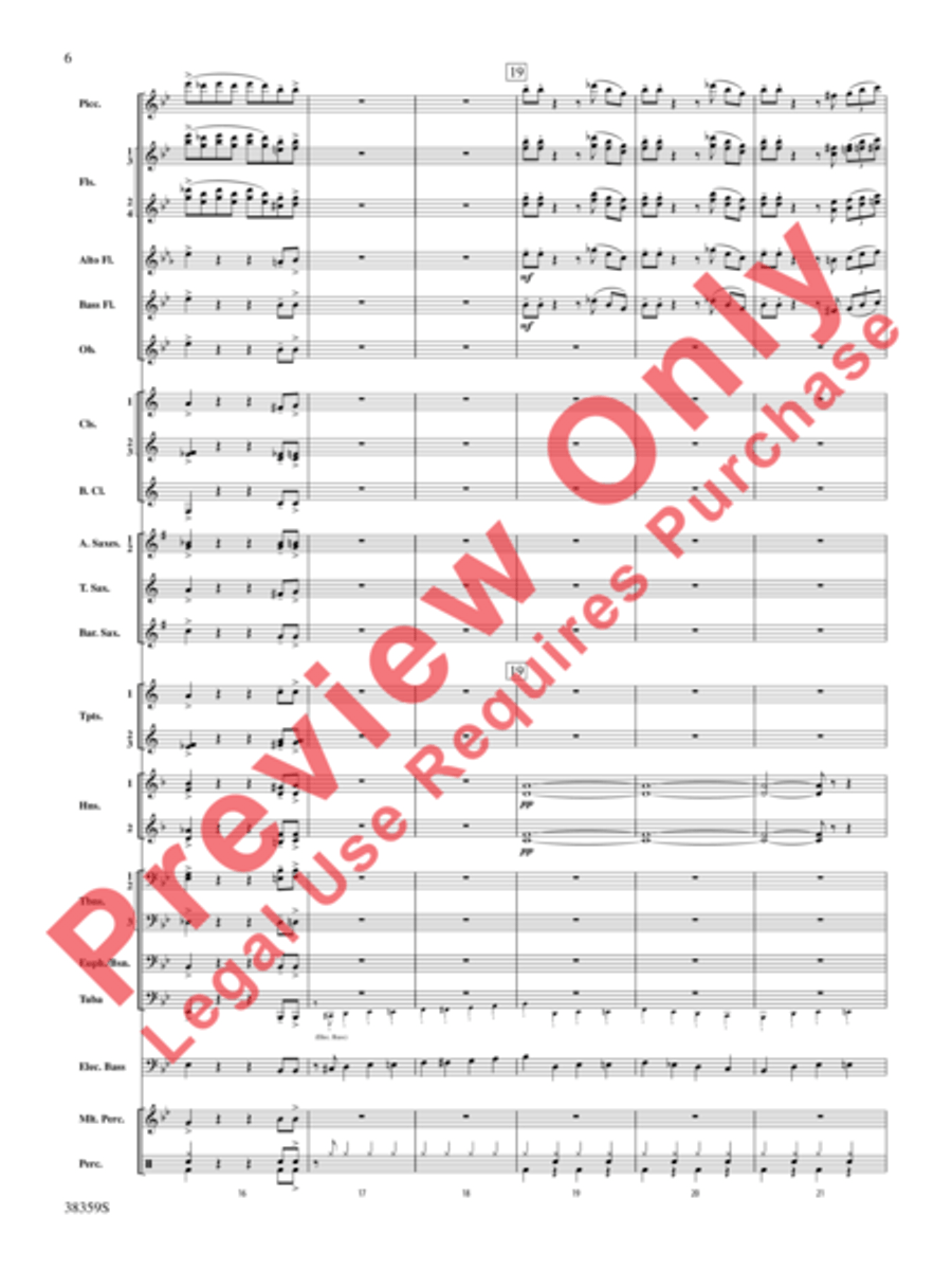 Those Fabulous Flutes Concert Band scores gallery preview page 7