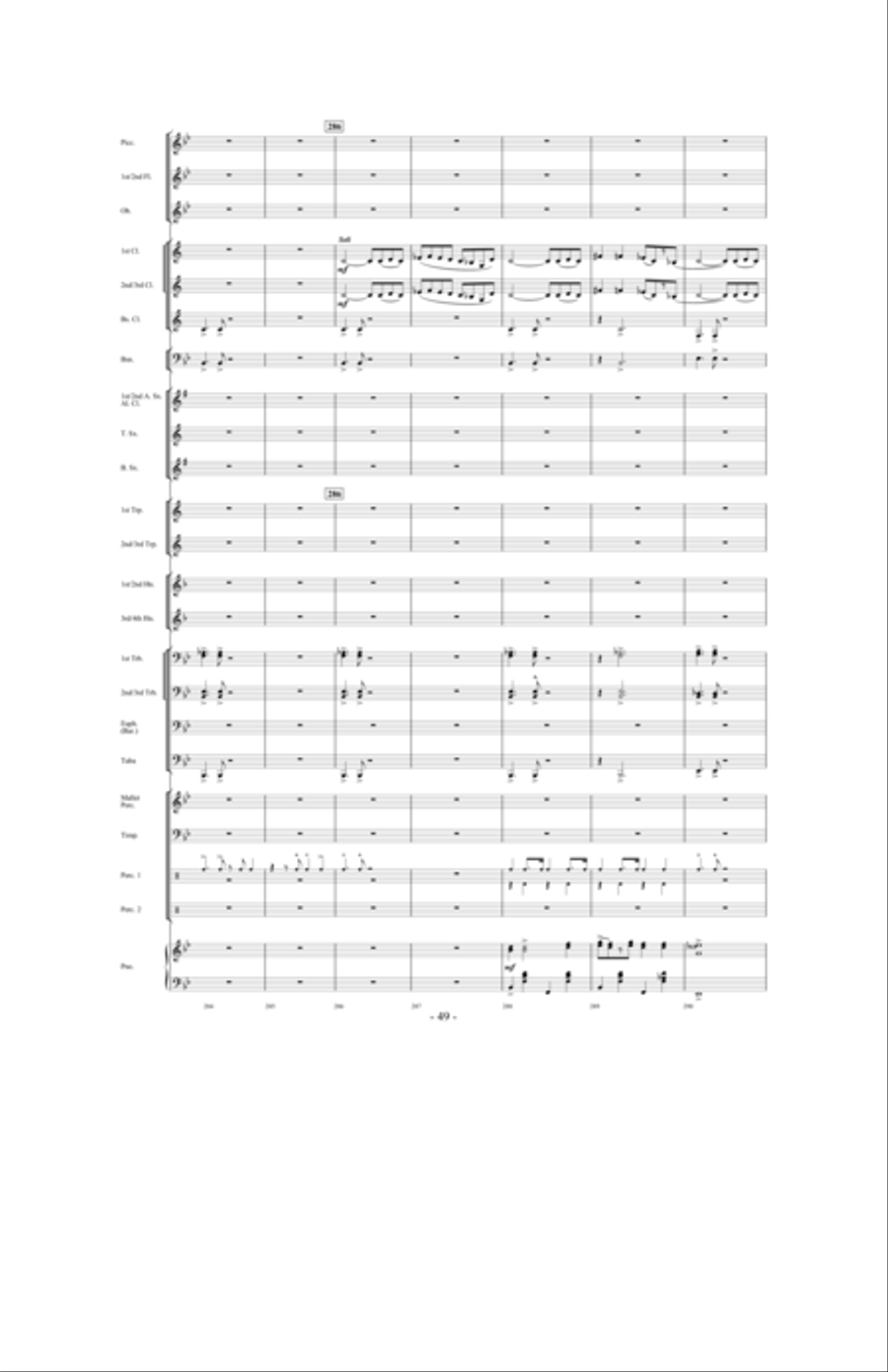 Promising Skies Concert Band scores gallery preview page 48
