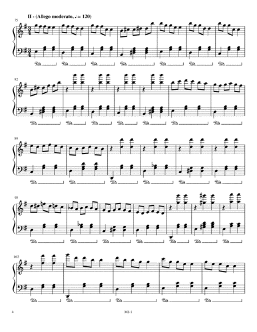 Suite di balli Piano Solo scores gallery preview page 4
