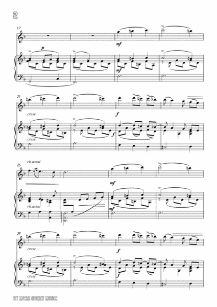 Caldara-Sebben crudele, for Violin and Piano image number null