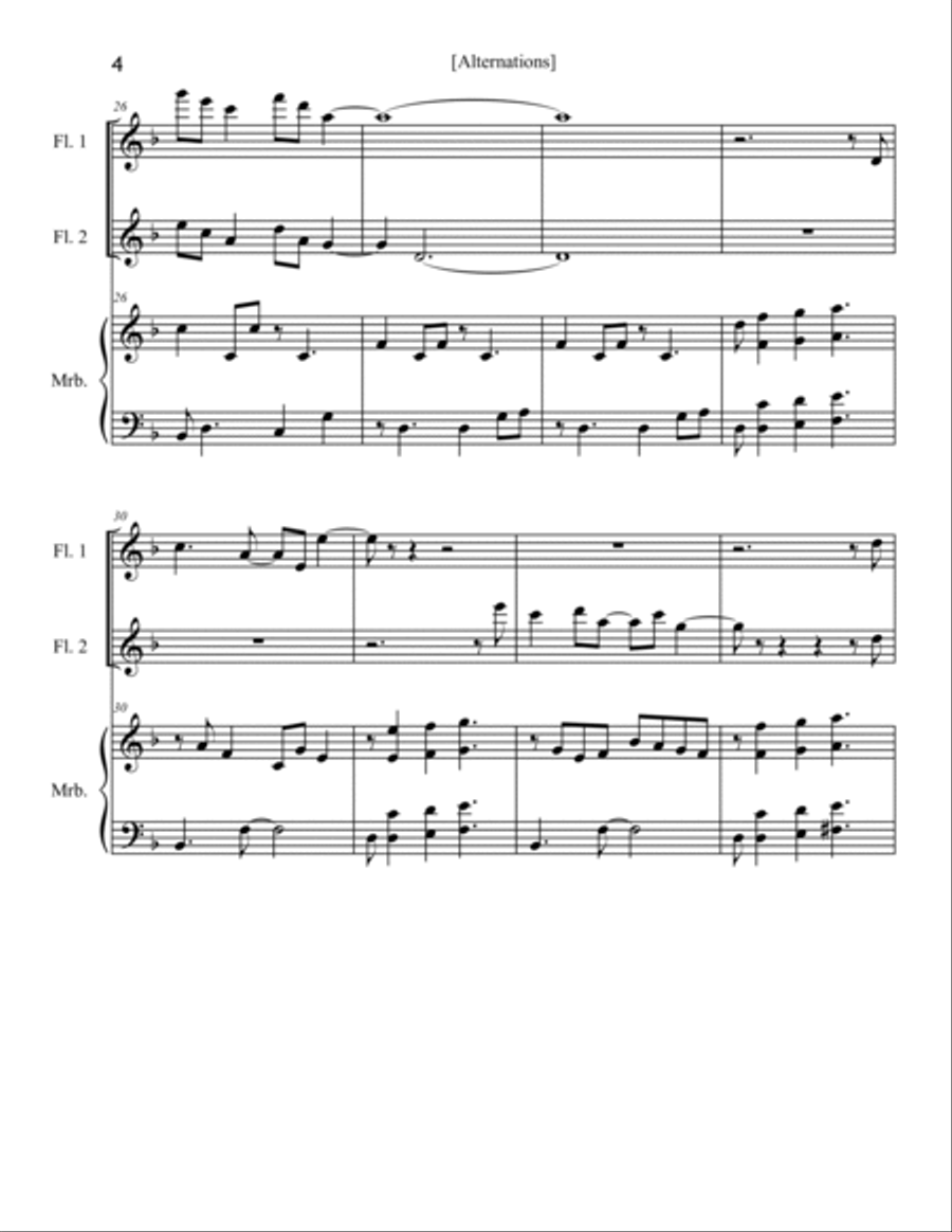 Alternations Woodwind Ensemble scores gallery preview page 4