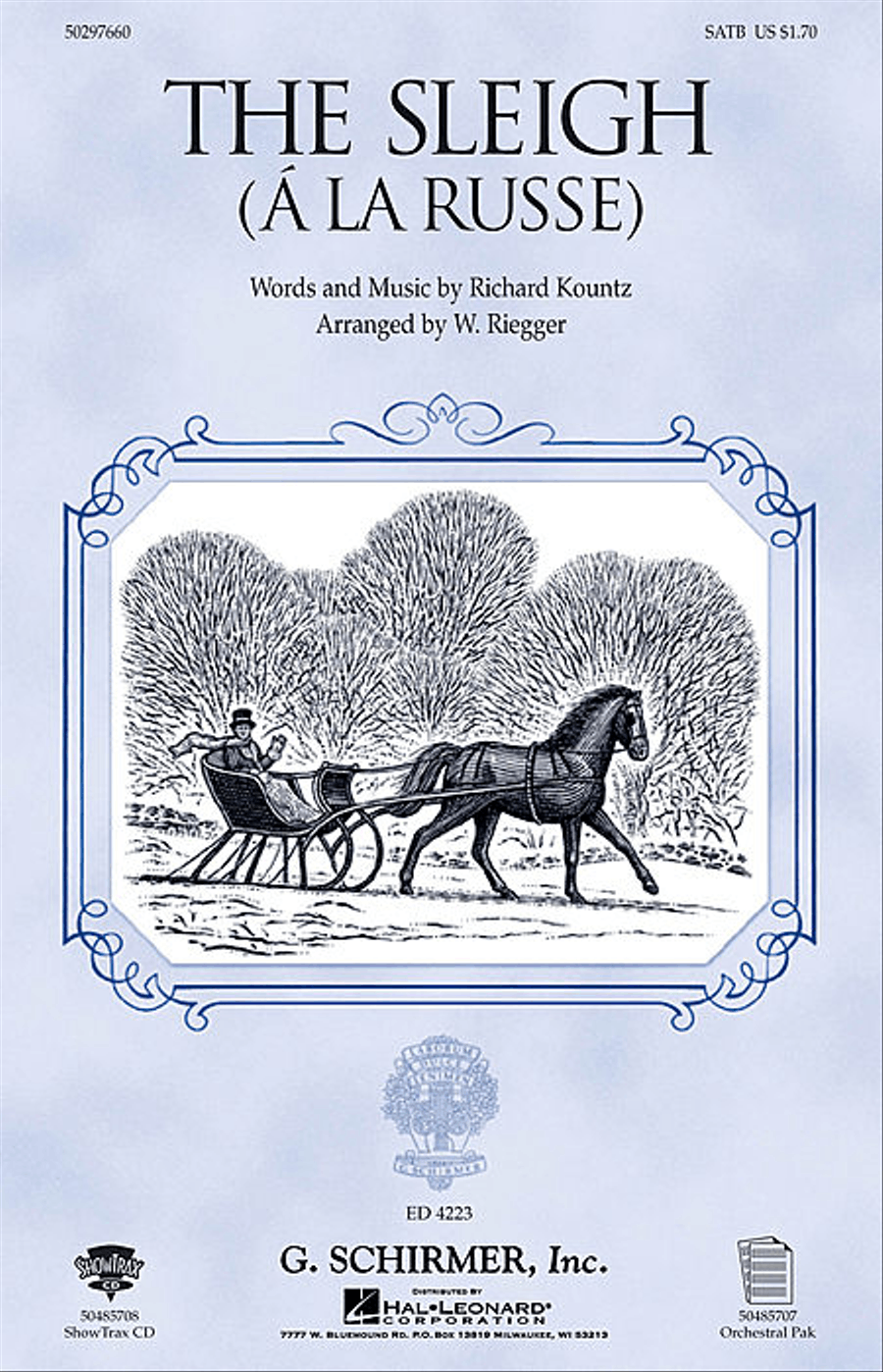 The Sleigh (À La Russe) Choir scores gallery preview page 1