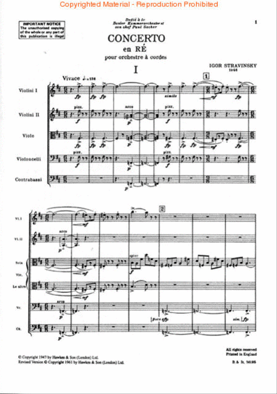 Concerto in D Orchestra scores gallery preview page 2