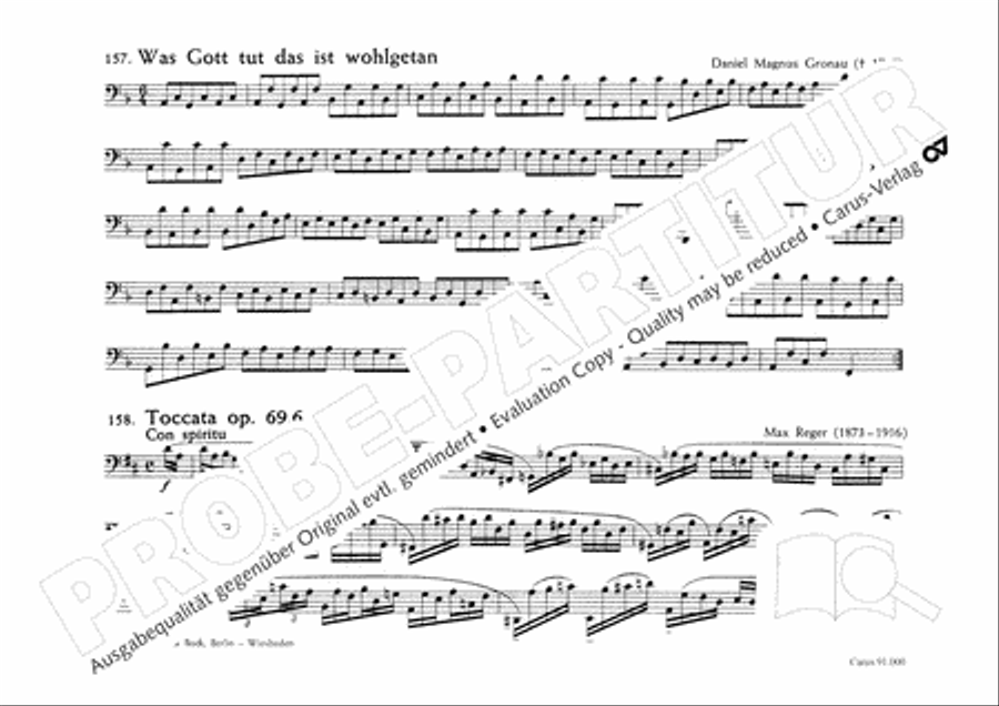 Orgelschule Orgelschule Organ scores gallery preview page 110