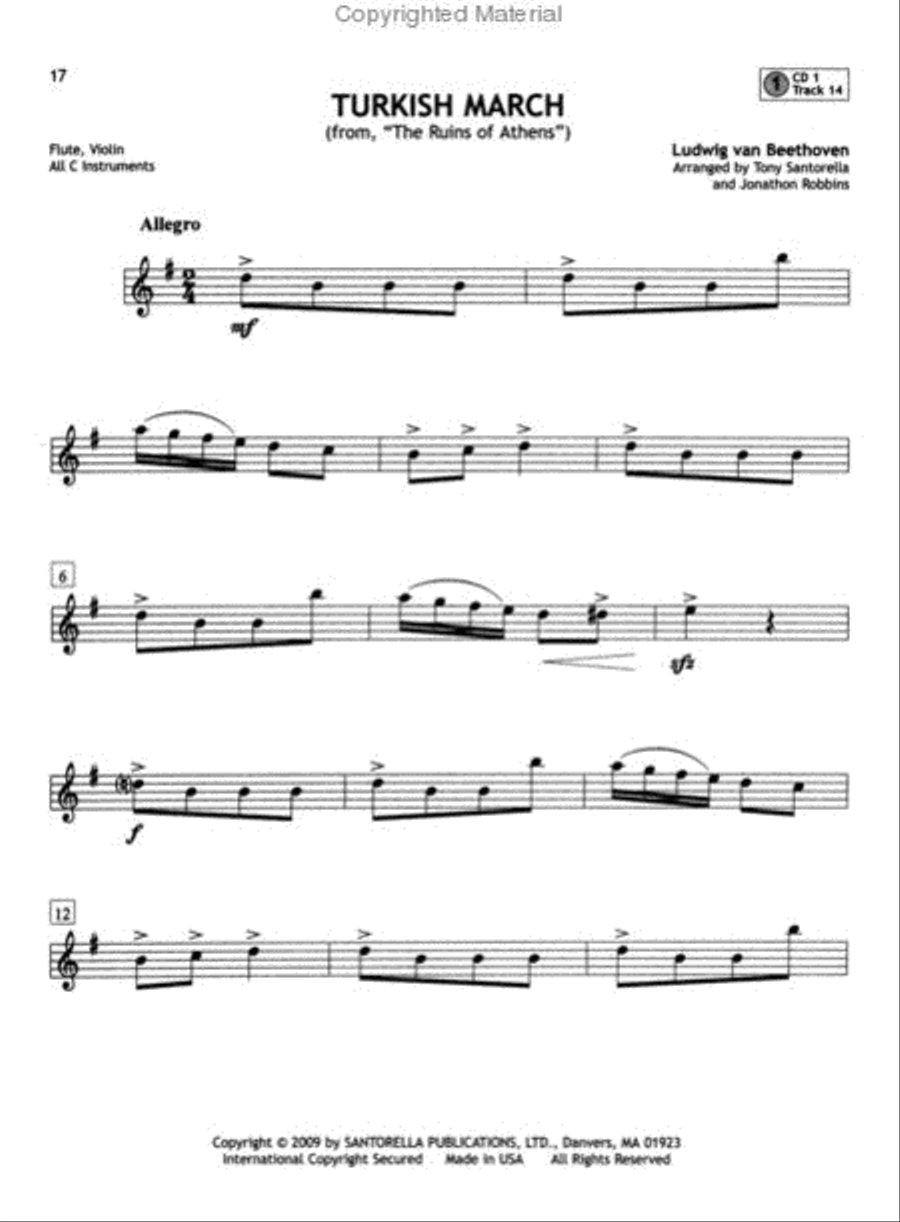 101 Popular Songs for Flute * Solos and Duets * with 3 CDs Woodwind Duet scores gallery preview page 4