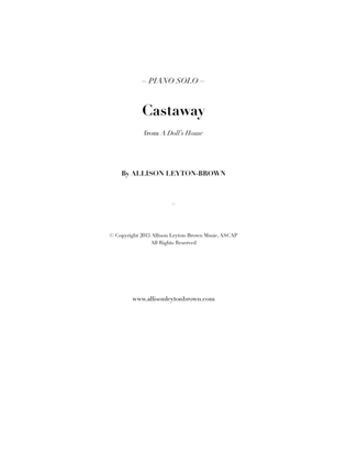 Castaway - Evocative Piano Solo - by Allison Leyton-Brown